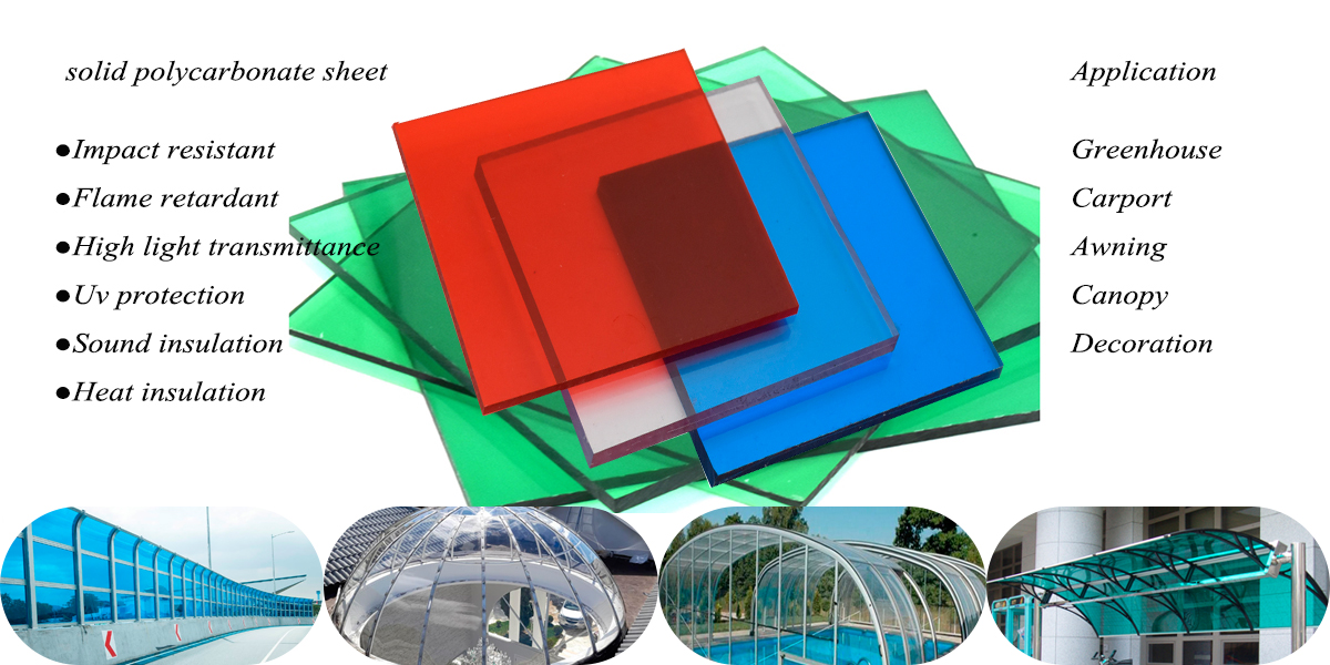Hot-selling engineering&building materials-Polycarbonate Solid Sheet