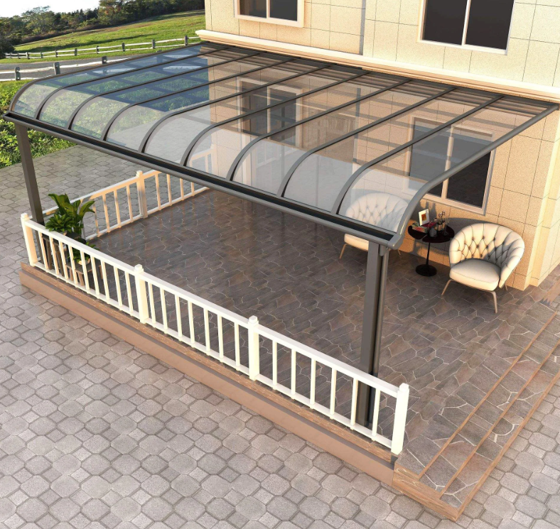 What thickness of polycarbonate solid sheet is suitable for making canopies?