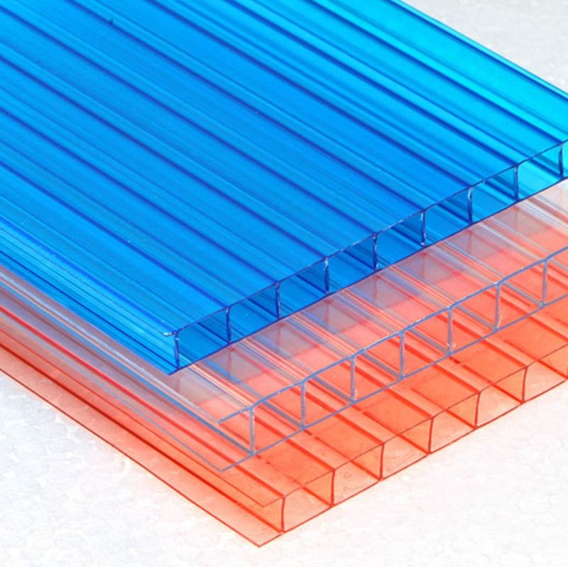 SINHAI Construction Materials plastic lexan UV protection hollow polycarbonate sheet