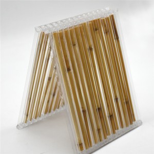 Bamboo polycarbonate sheet