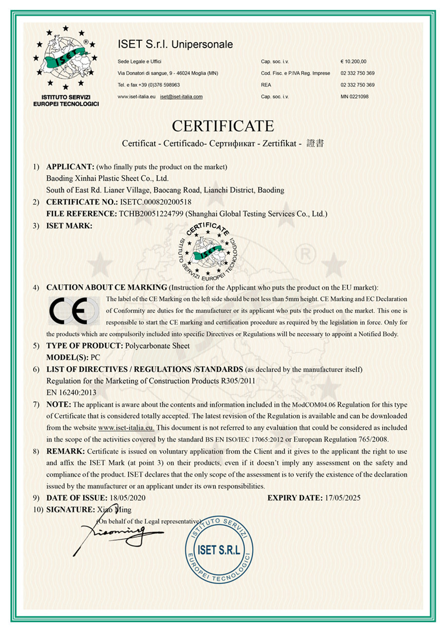 Certificación CE