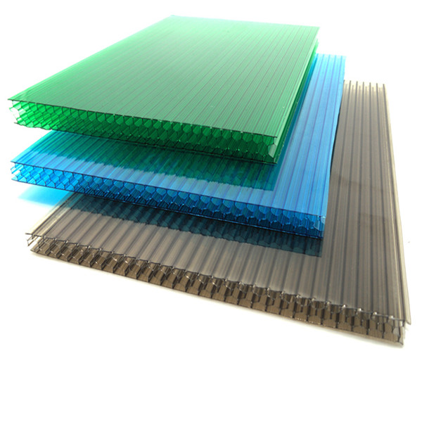 SINHAI Высокопрочный сотовый цветной пластиковый поликарбонатный лист
