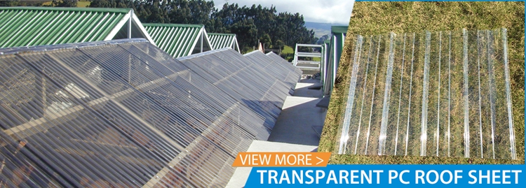 Polycarbonate corrugated tile specifications and application