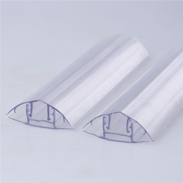 SINHAI Txheem thickness waterproof polycarbonate ntawv connector accessories F profiles