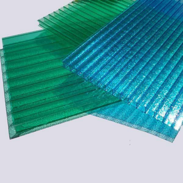 Precio de hoja de pared de policarbonato lexan de plástico hueco de cristal decorativo SINHAI