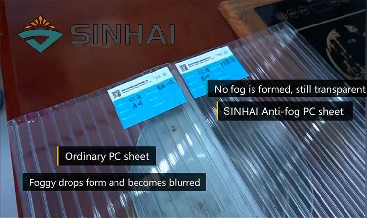 വ്യാപകമായി ഉപയോഗിക്കുന്നതും EF പ്ലാസ്റ്റിക് ഷീറ്റ്-ആന്റി-ഫോഗ് ഹോളോ പോളികാർബണേറ്റ് ഷീറ്റ്