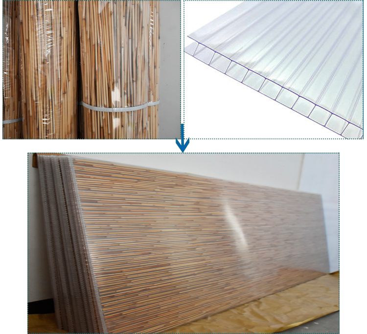 SINHAI New product polycarbonate polibambu bamboo pc sheet