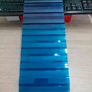 Translucent Polycarbonate Embossed Corrugated Roofing Sheet