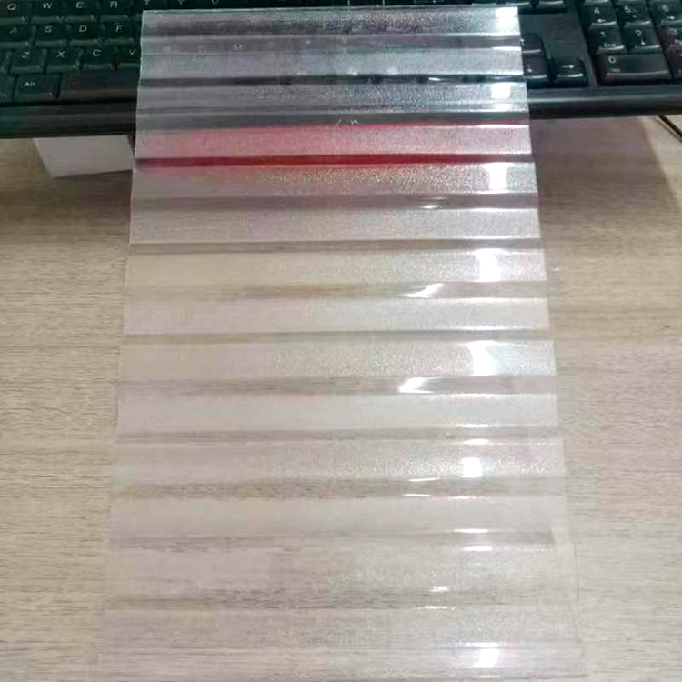 Translucent Polycarbonate Embossed Corrugated Roofing Sheet