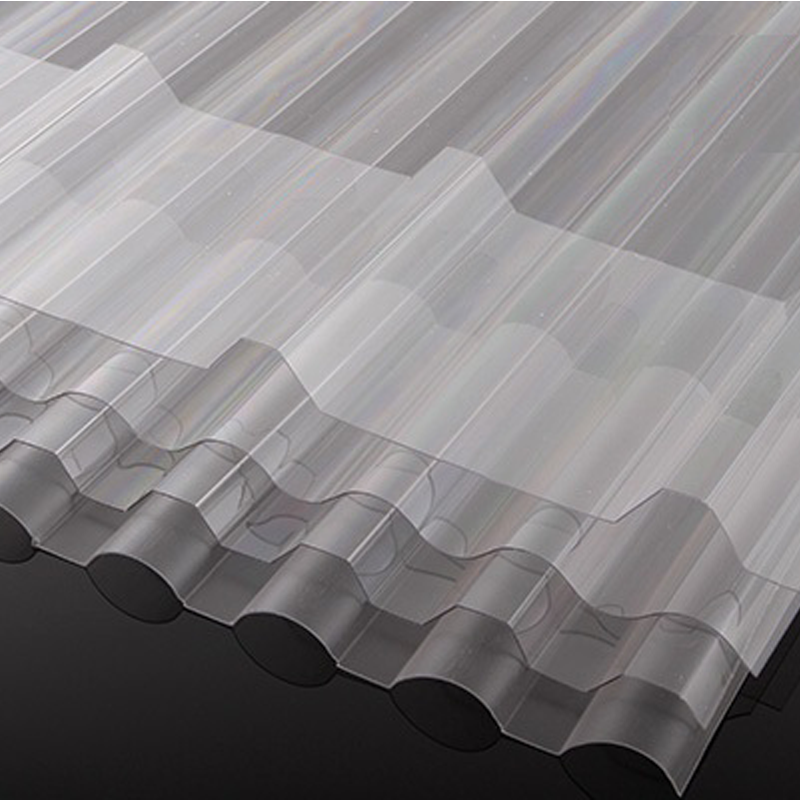 Manufacturer for corrugated polycarbonate sheet clear - SINHAI High Strength Cost Effective polycarbonate corrugated wave plastic roofing sheet  – Sinhai detail pictures