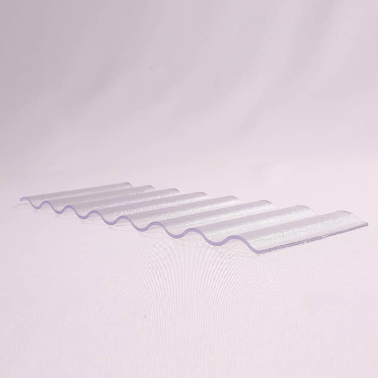 SINHAI Customized double-sided frosted 0.8mm-3mm lighting polycarbonate corrugated sheet