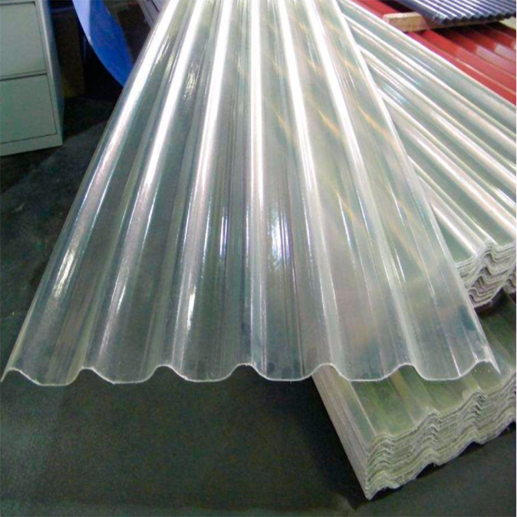 Translucent Fiberglass Reinforced panel Roof Tile Transparent FRP corrugated sheet