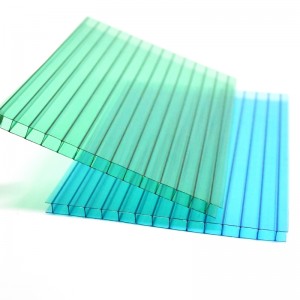 Panneaux de polycarbonate en feuille de polycarbonate creux à double paroi SINHAI