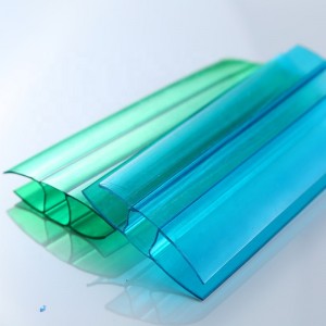 SINHAI co-extrusionem polycarbonatam plastic H perfiles