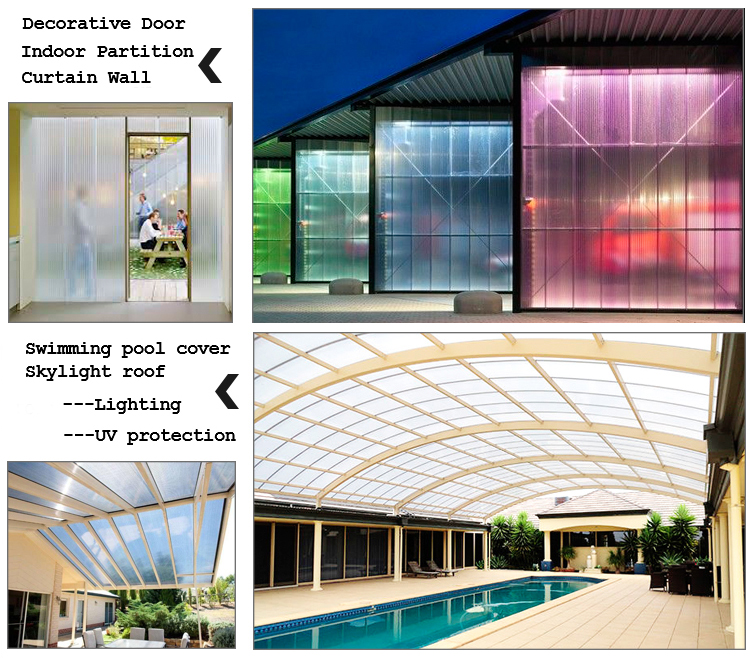 Honeycomb-polycarbonate-សន្លឹក-កម្មវិធី