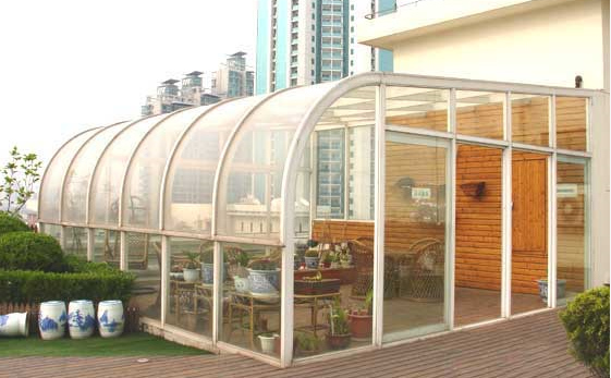 The best material for making a sunroom-polycarbonate sheet