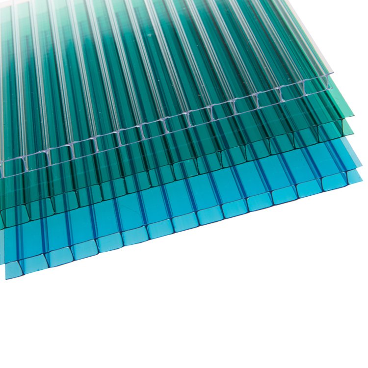 SINHAI Construction Materials plastic UV protection hollow polycarbonate roof sheet