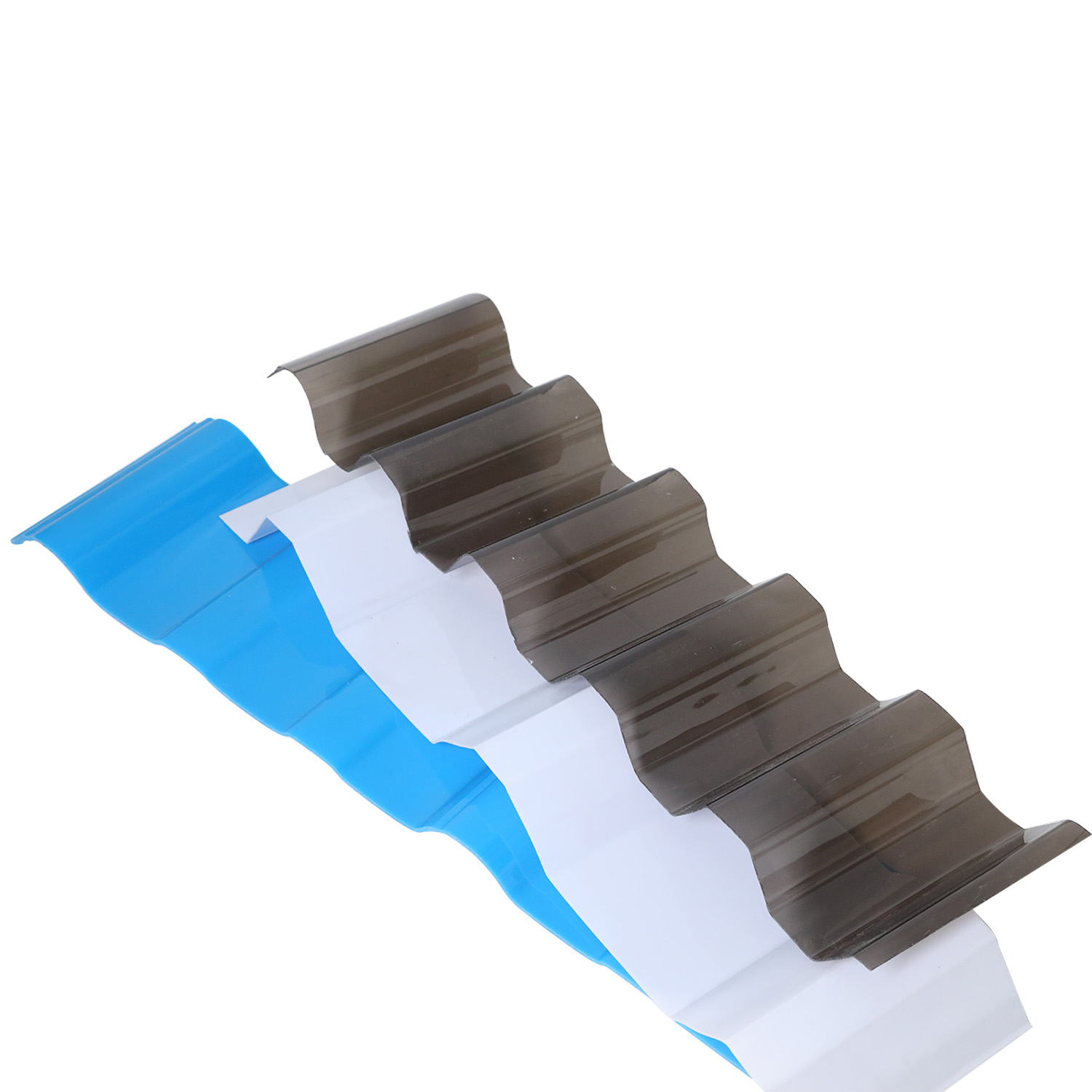 Πλακίδια οροφής μήκους 0,8mm-3mm SINHAI κυματοειδές πολυανθρακικό φύλλο