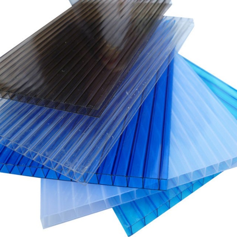 SINHAI twin wall hollow polycarbonate sheet poly carbonate panels