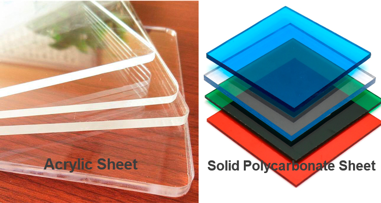 Solid polycarbonate sheet vs acrylic sheet