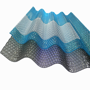 Embossed & Diamond Corrugated Polycarbonate Sheet